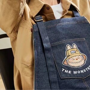 Denim Apron & Tote Bag -  Navy 2-IN-1